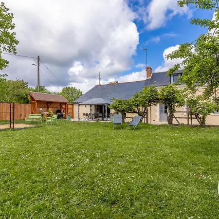 De Groupe Avec Salle De Jeux, Jardin 4000m², Proche Foret De Chandelais Et Zoo De La Fleche - Fr-1-622-56 بيت للعطل *